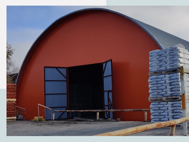 Полукруглые ангары по цене от 620 руб. в Железногорск