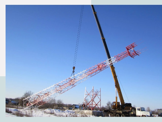 Строительство башен связи в Железногорске от 620 руб.