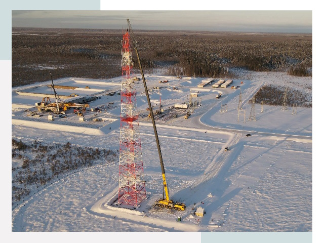 Мачты связи в Железногорске