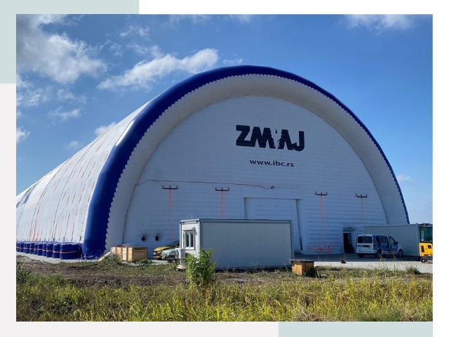 Брендирование ангаров в Железногорске