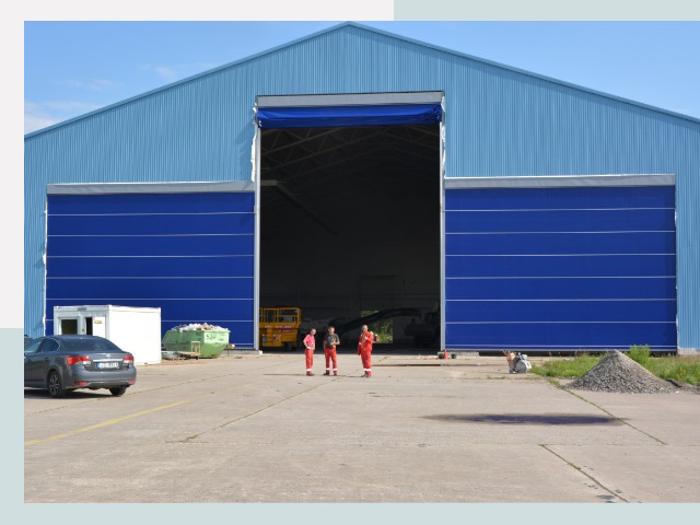 Ангарные ворота в Железногорск от СтальСтрой-Жлр по цене 620 руб.