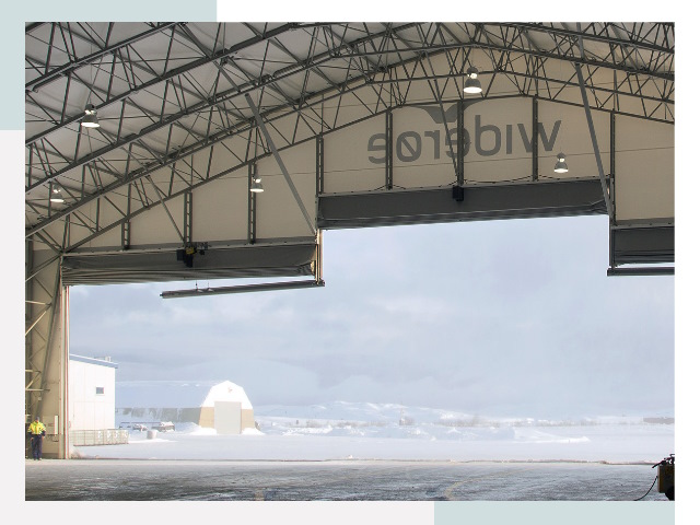 Ворота для ангаров в Железногорске