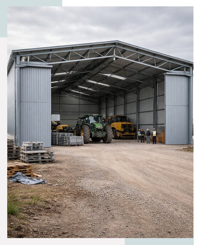 Ангары для сельхозтехники в Железногорске от 20674 р. | СтальСтрой-Жлр