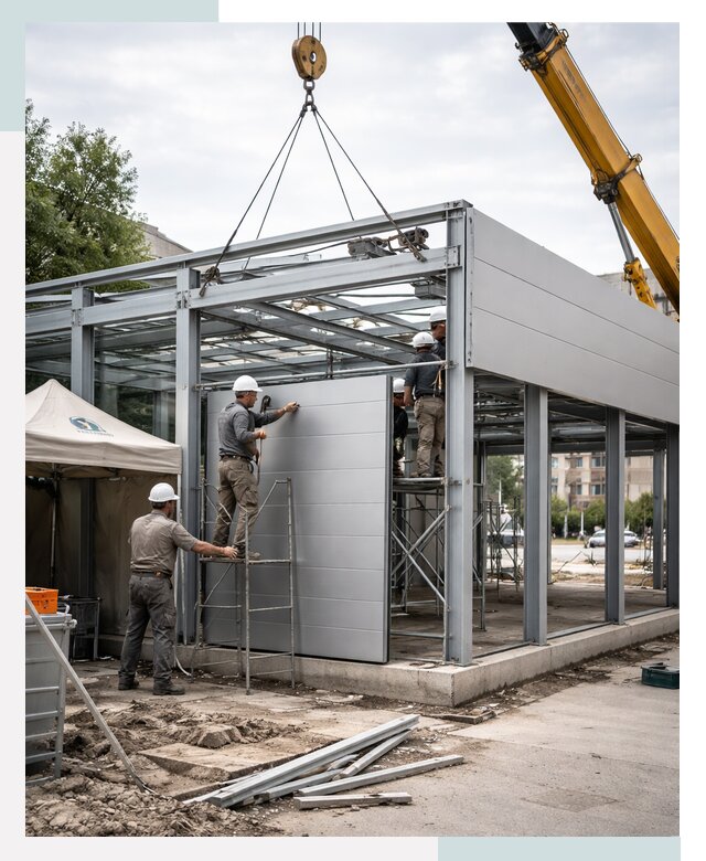 СтальСтрой-Жлр: торговый павильон под ключ в Железногорске от 36180 р.