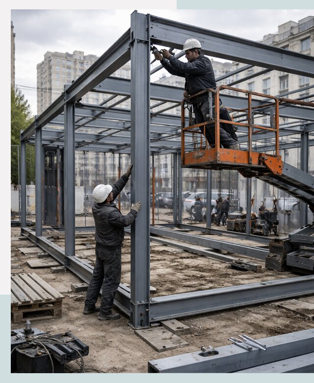 Строительство и монтаж торговых павильонов под ключ в Железногорске