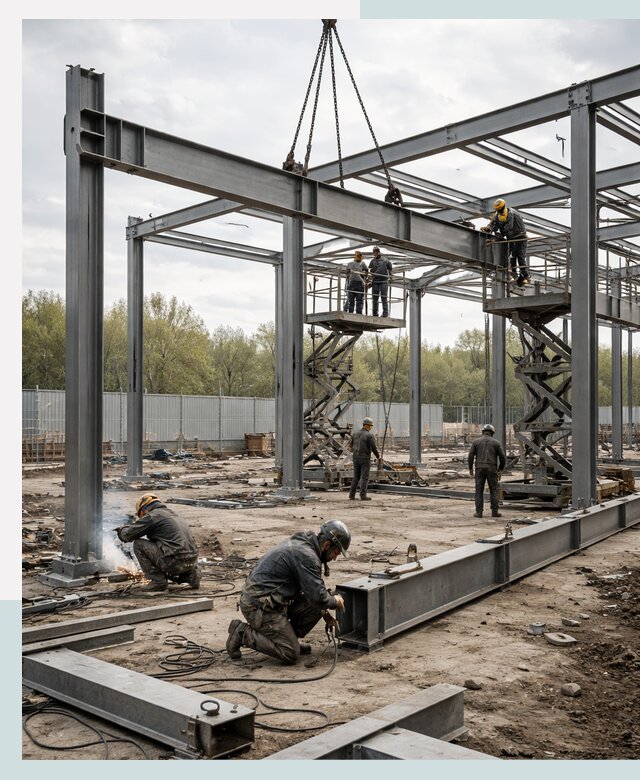 Строительство выставочных павильонов из металлоконструкций в Железногорске