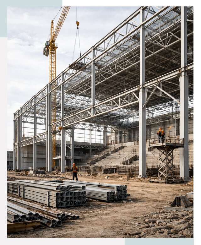 Строительство спортивных комплексов в Железногорске от 31011 р. | СтальСтрой-Жлр